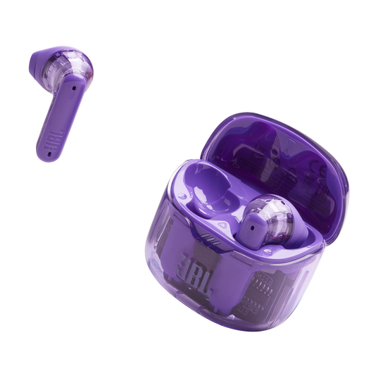 JBL Tune Flex Ghost Edition - Purple Ghost - True wireless Noise Cancelling earbuds - Detailshot 7